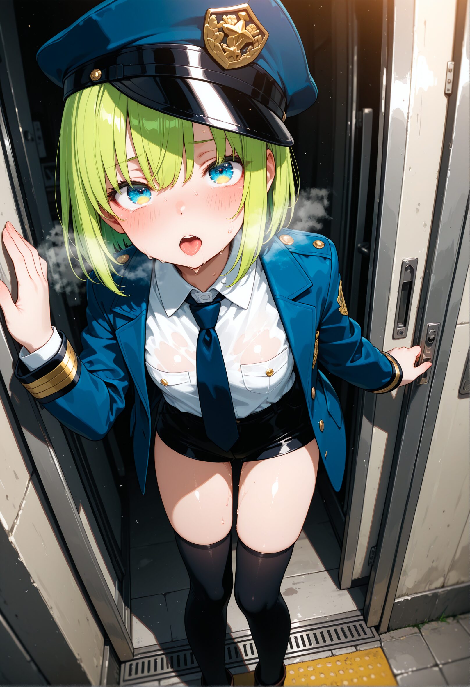 ちょっぴり叡智な警察官のAIイラスト - 10