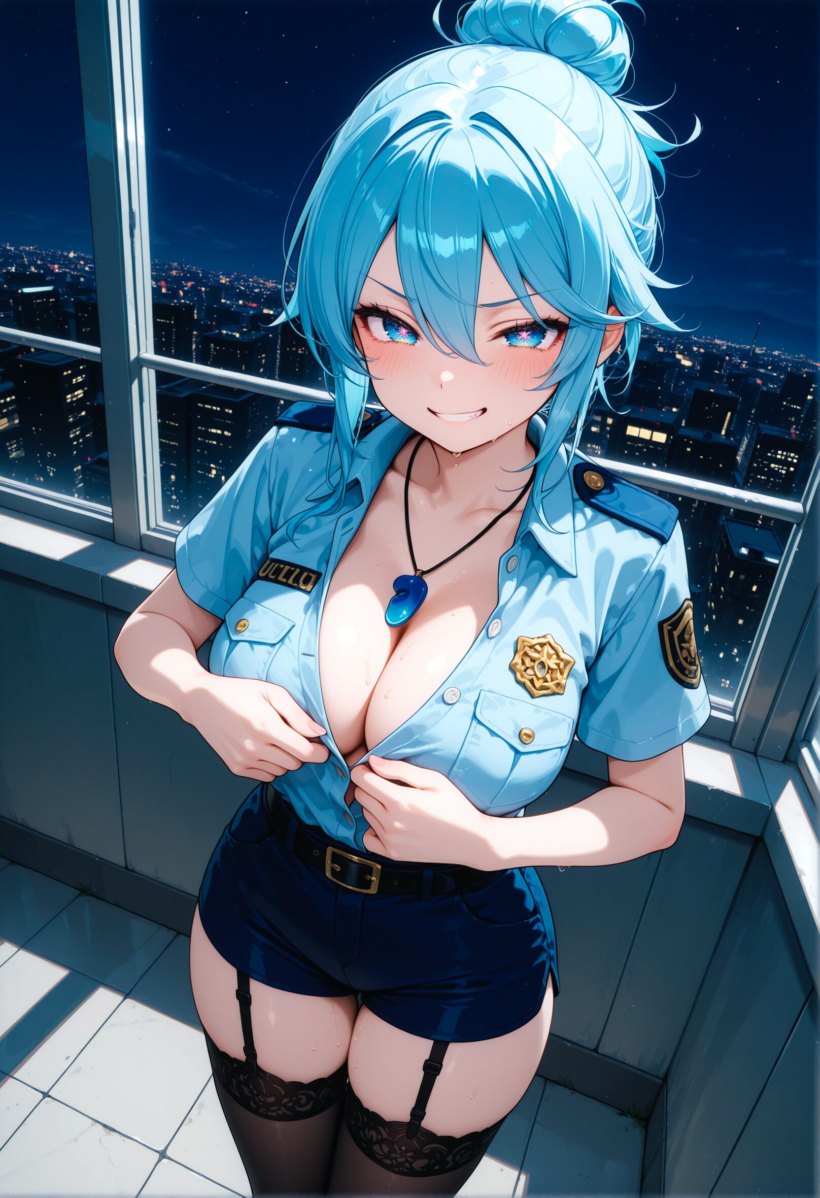 ちょっぴり叡智な警察官のAIイラスト - 18