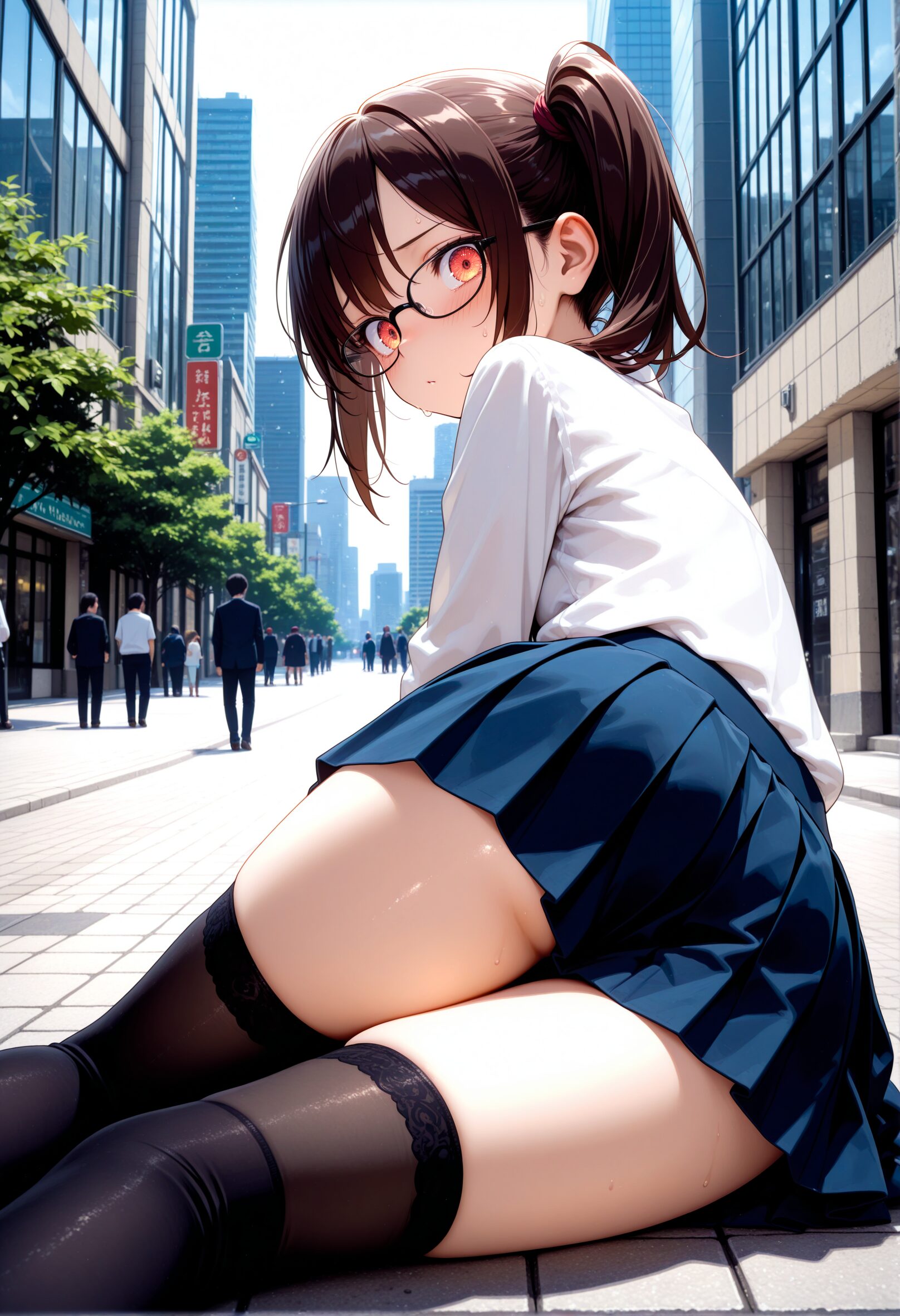 制服JKのAIイラスト - 12