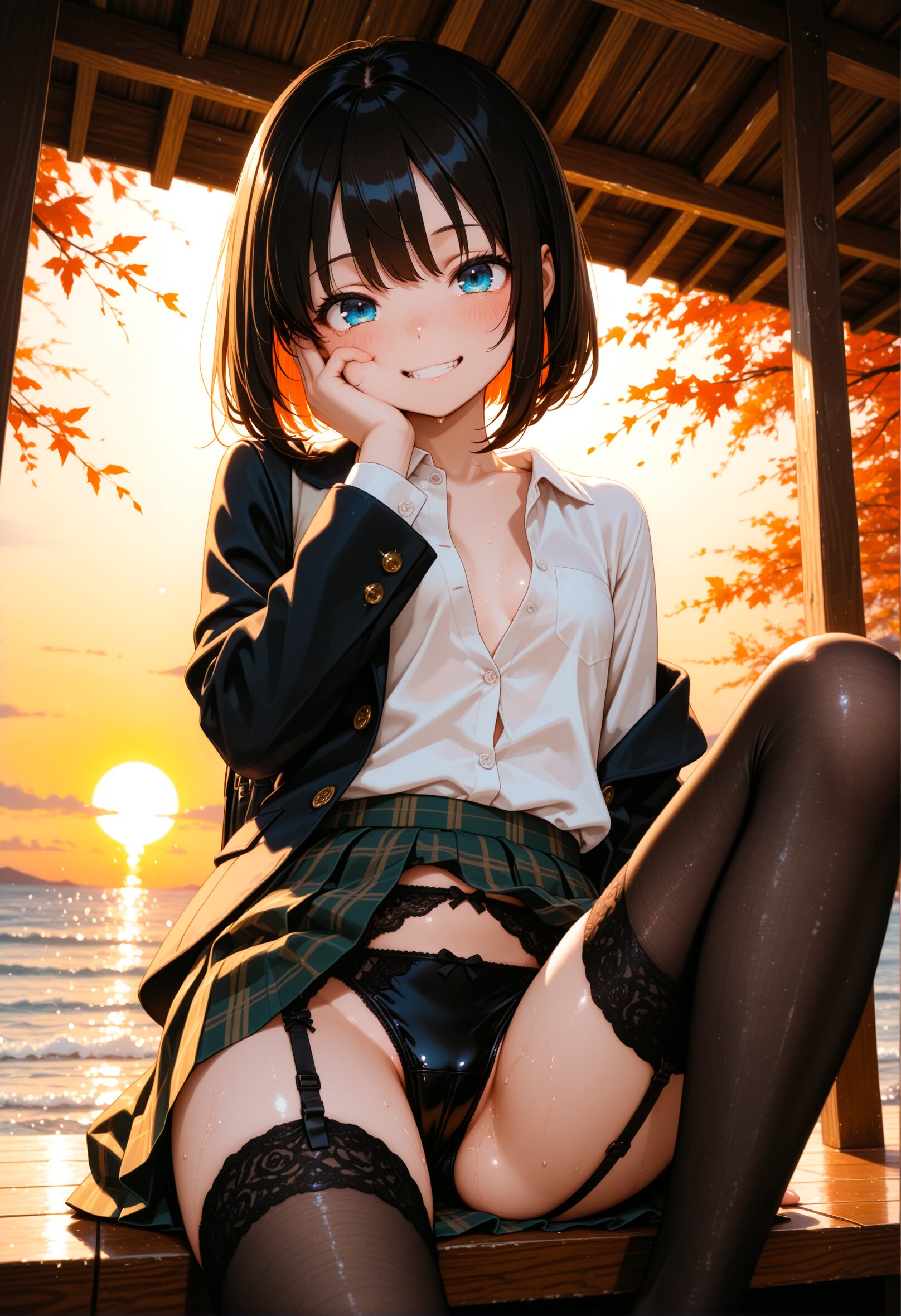 制服JKのAIイラスト - 15