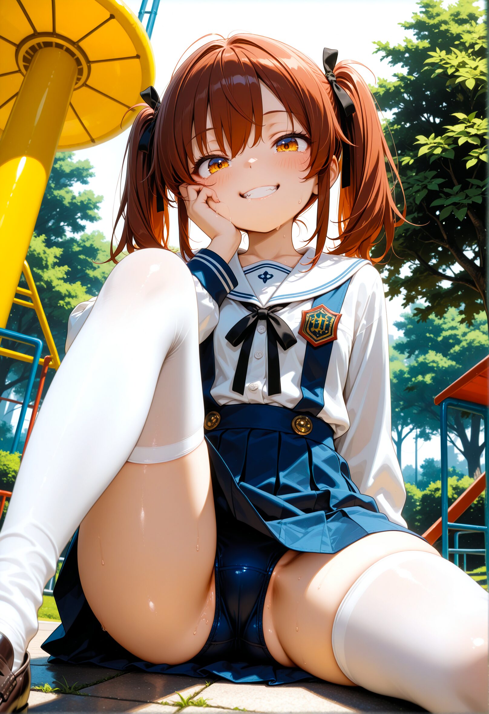 制服JKのAIイラスト - 21