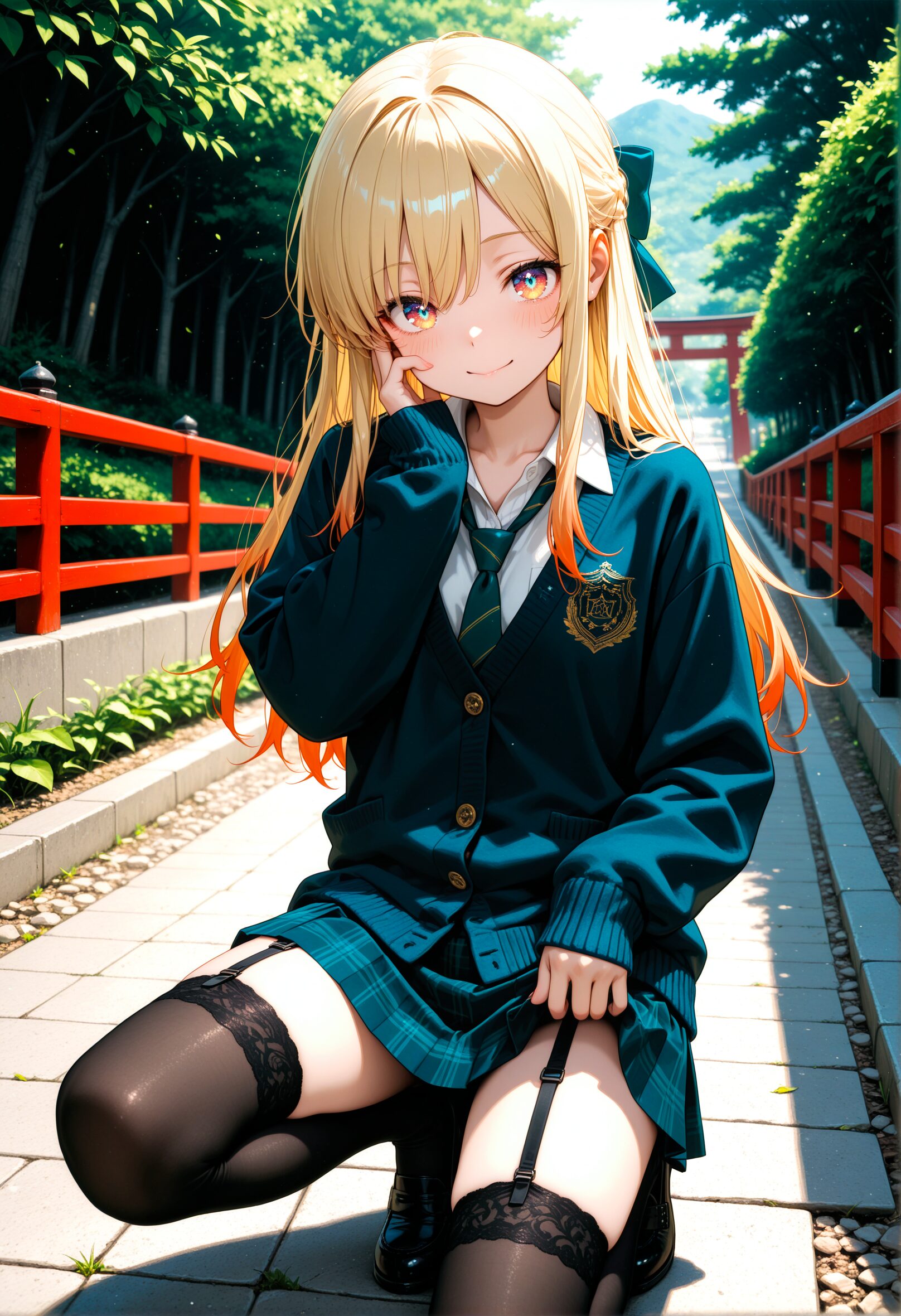 制服JKのAIイラスト - 38