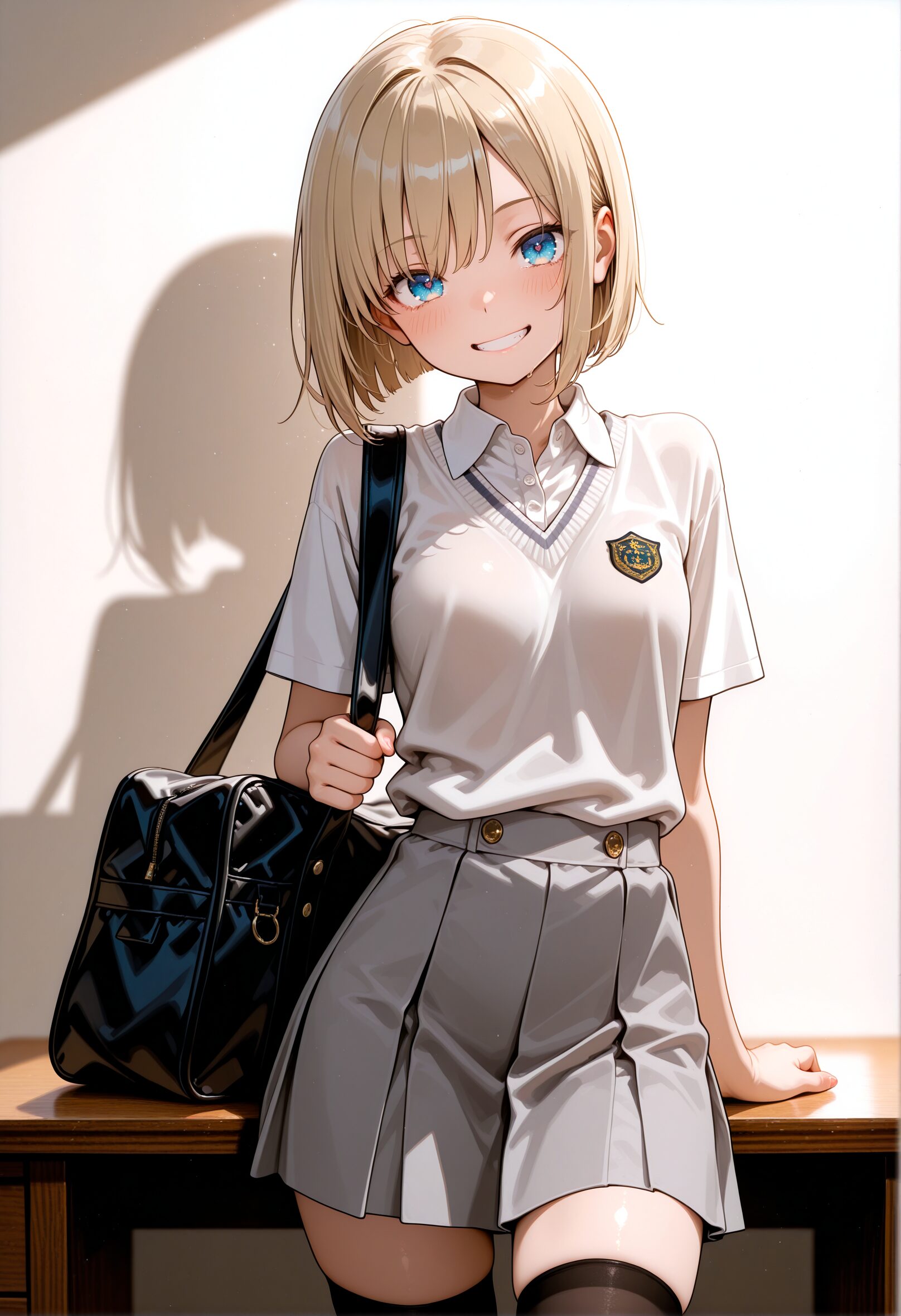 制服JKのAIイラスト - 16