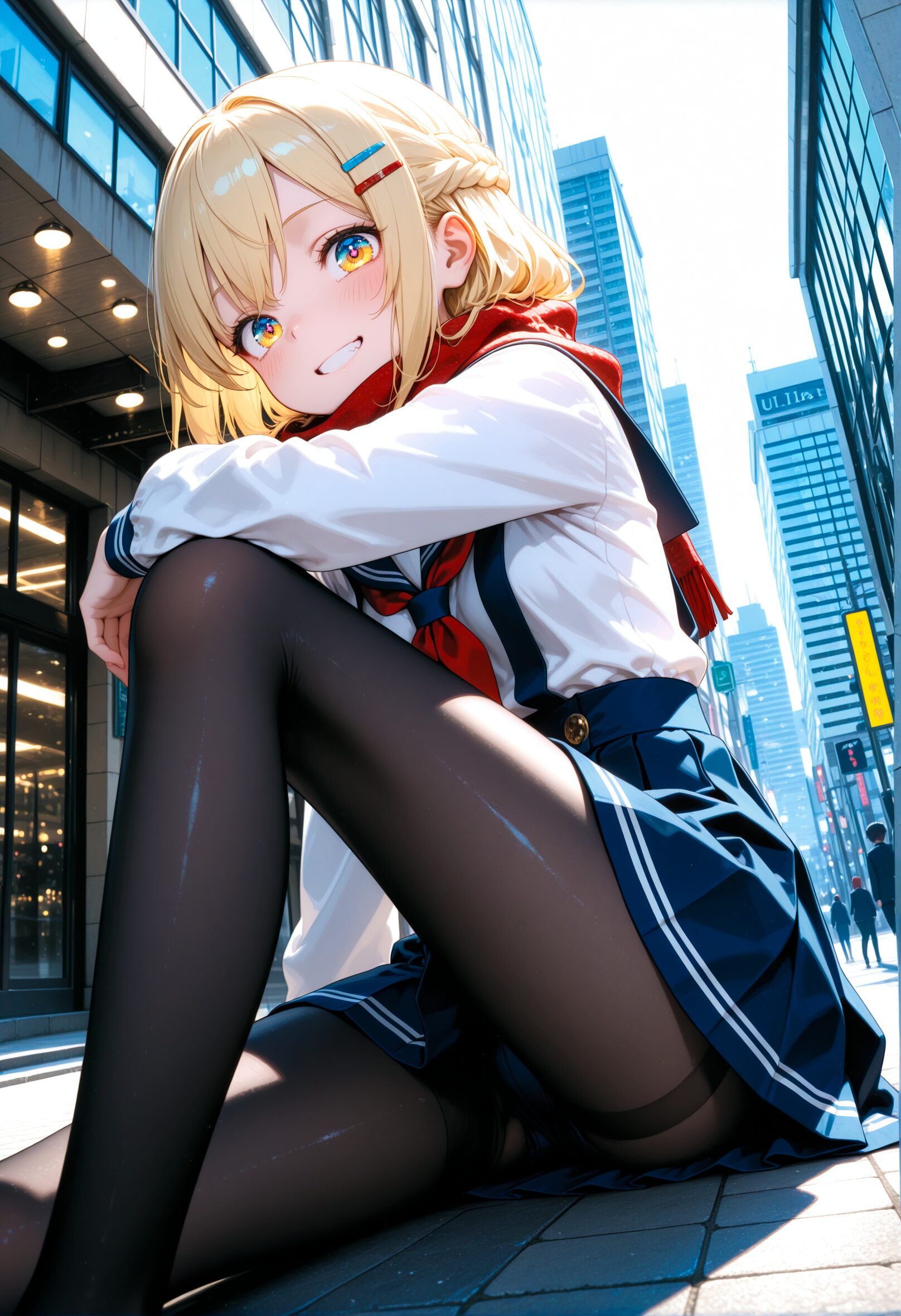 制服JKのAIイラスト - 20