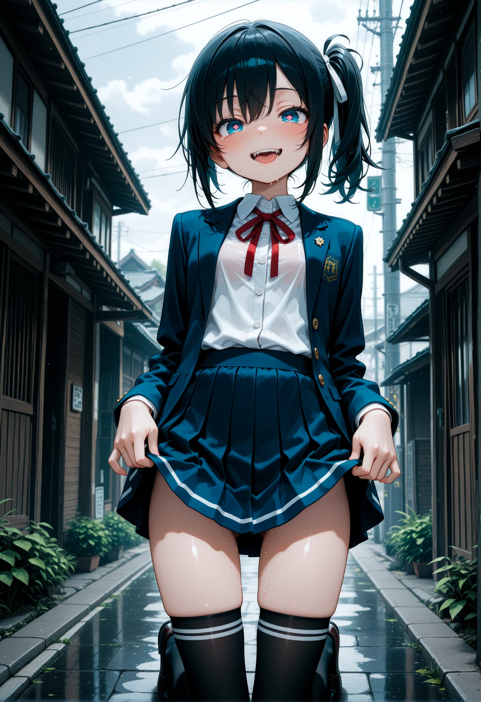 制服JKのAIイラスト - 24