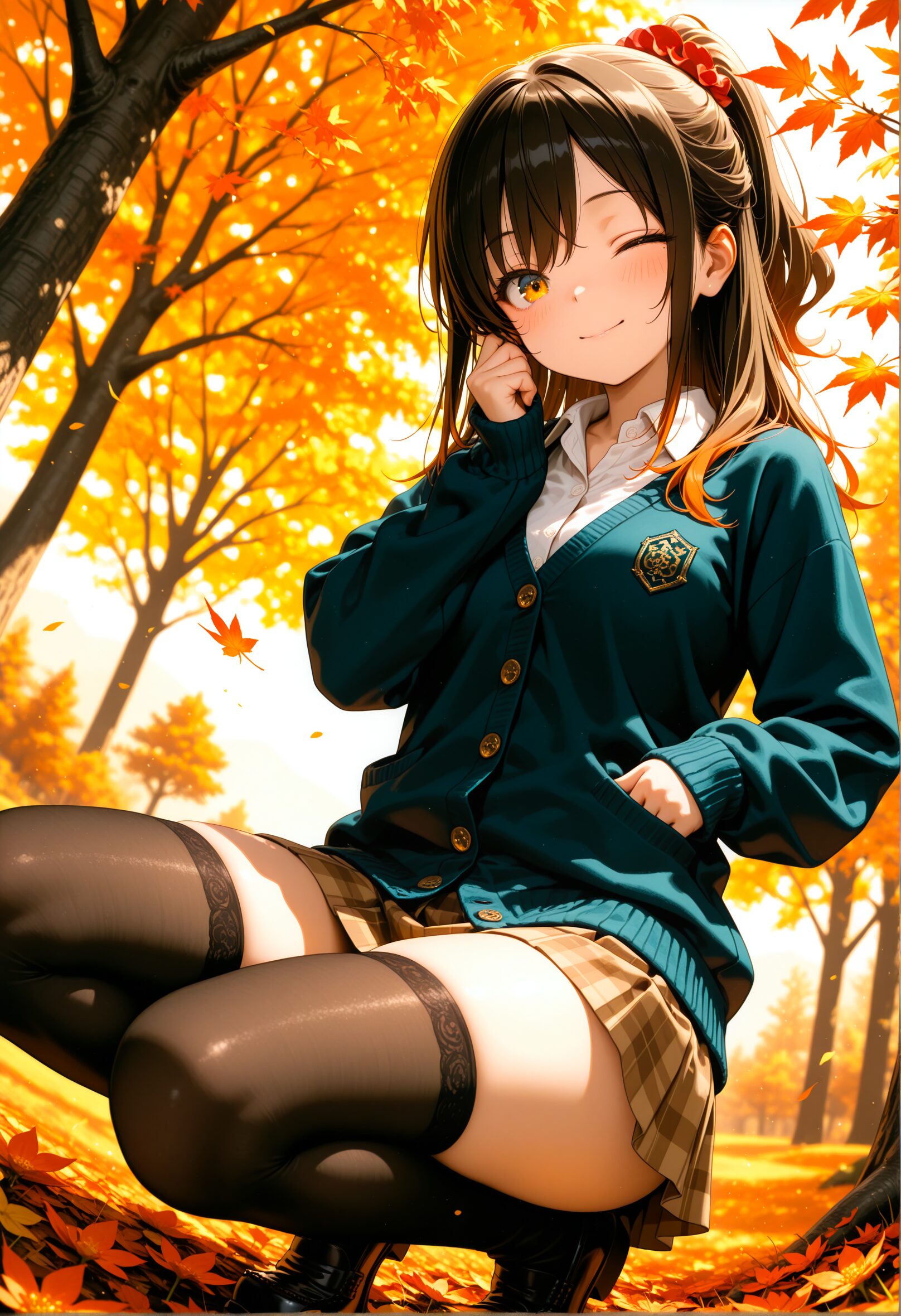 制服JKのAIイラスト - 26