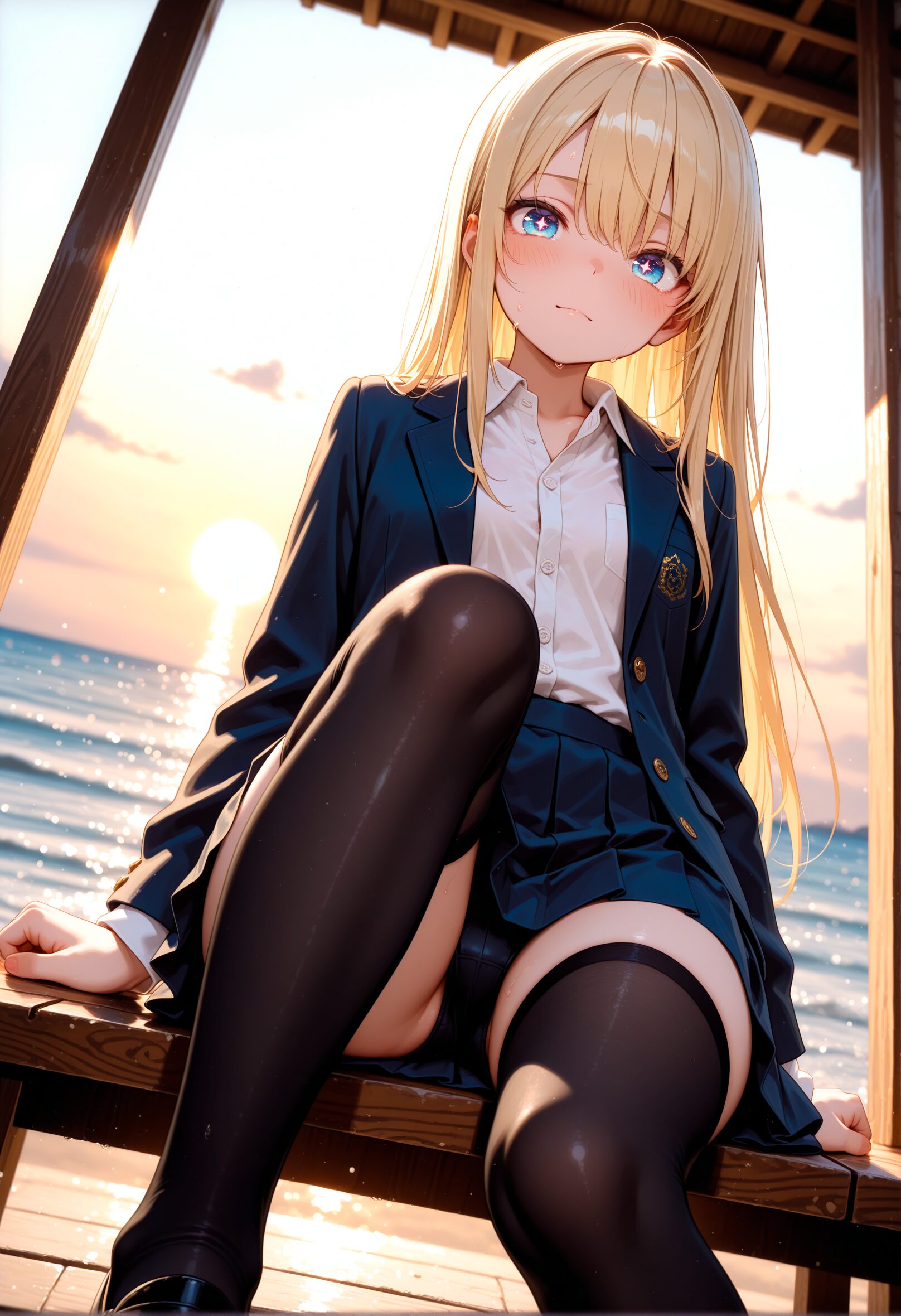 制服JKのAIイラスト - 31