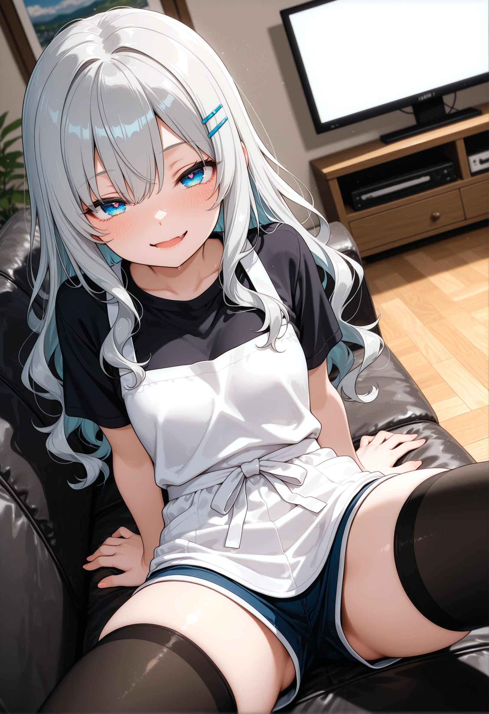 ニーソを履いた女の子のAIイラスト - 13