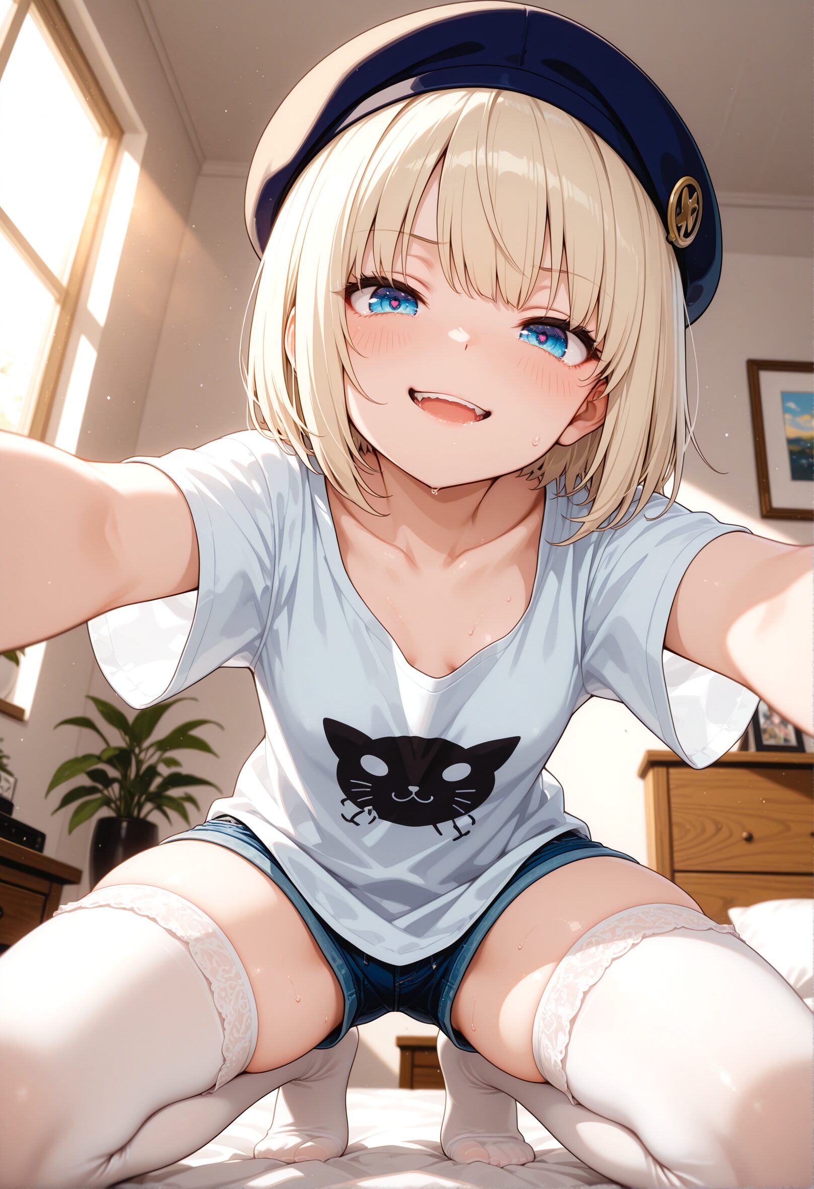 ニーソを履いた女の子のAIイラスト - 31