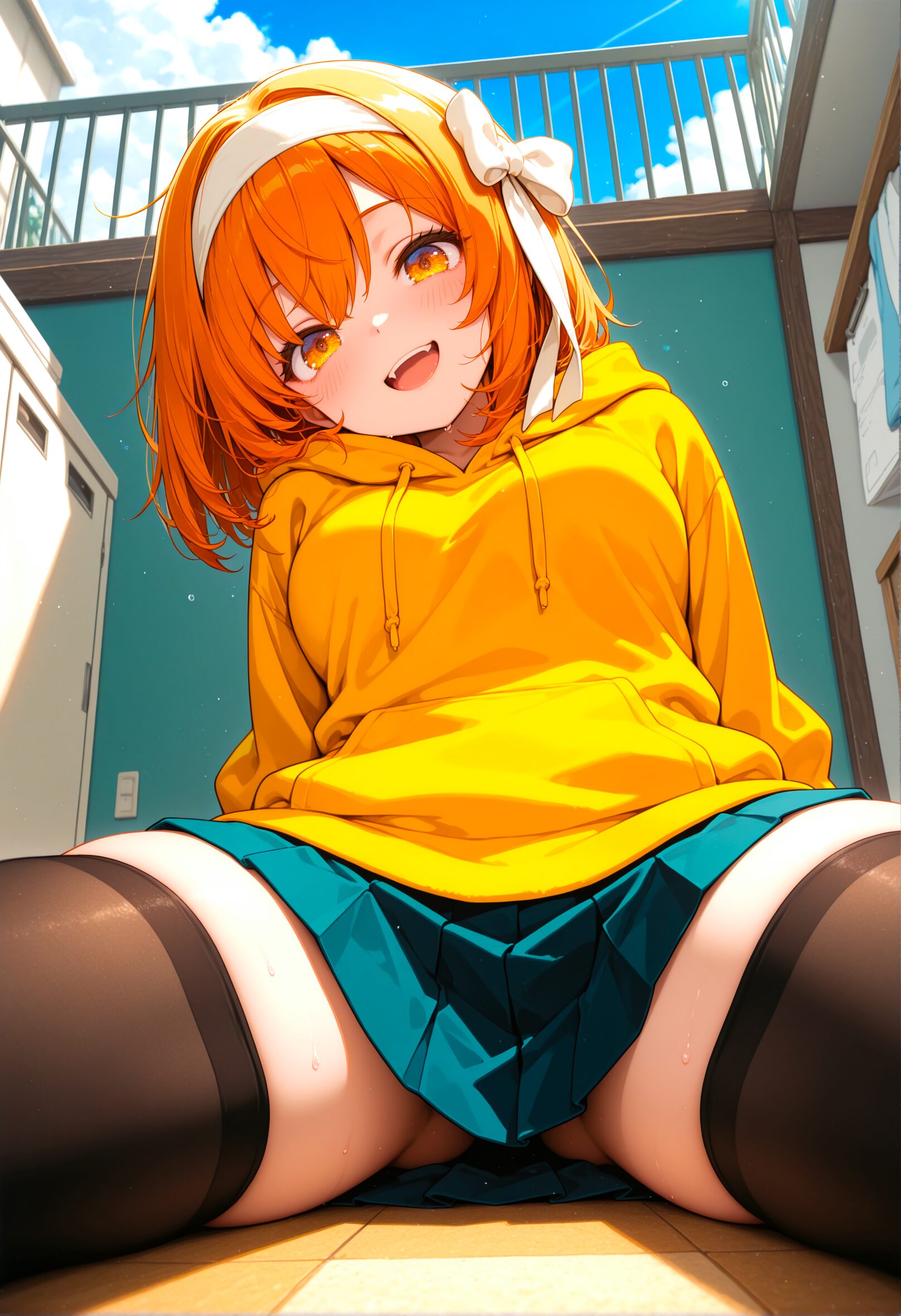 ニーソを履いた女の子のAIイラスト - 38